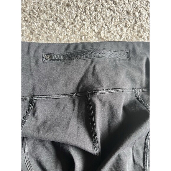 Lululemon Leggings Size 6 Black Pace Rival Crop 22" Athletic Tight w6bavs Women - Picture 7 of 7